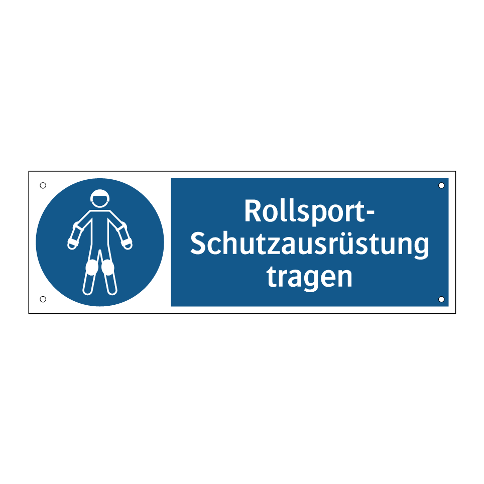 Rollsport- Schutzausrüstung tragen