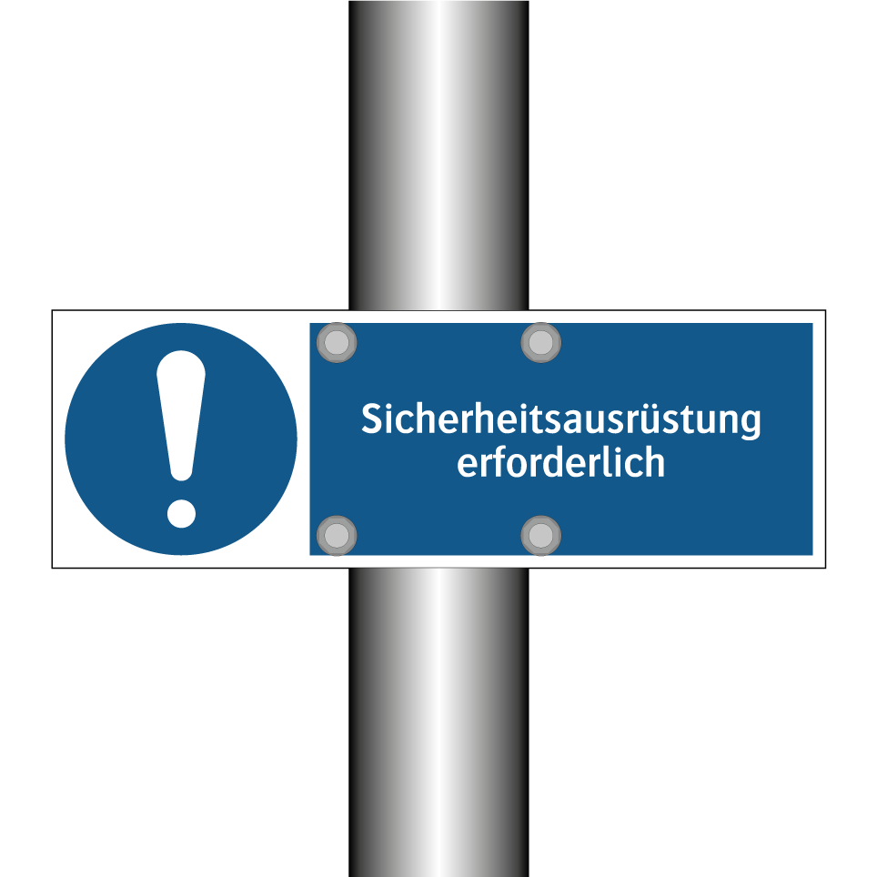 Sicherheitsausrüstung erforderlich