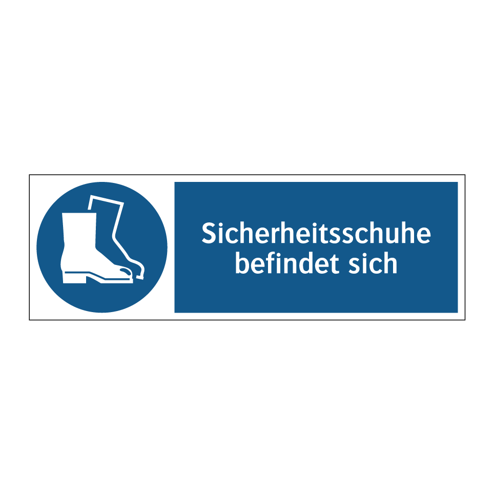 Sicherheitsschuhe befindet sich