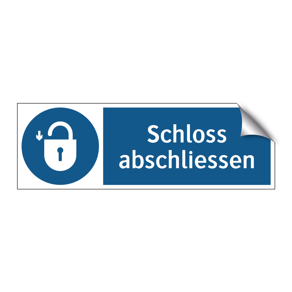 Schloss abschliessen