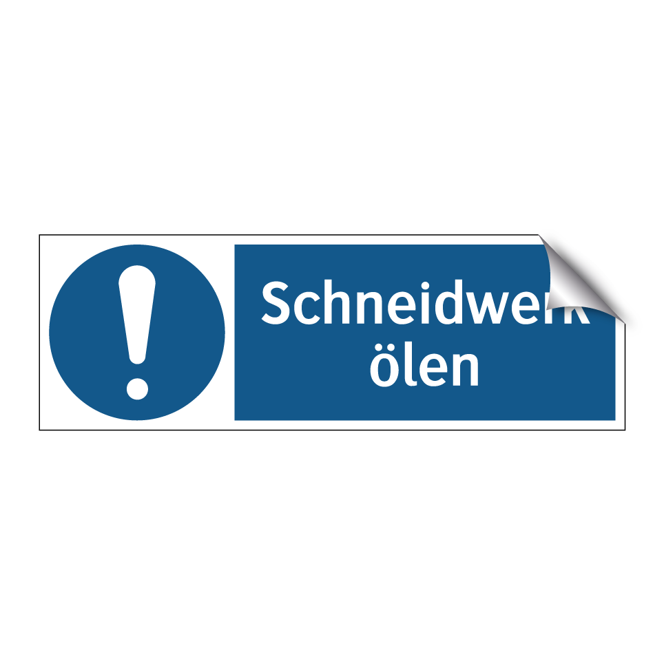 Schneidwerk ölen