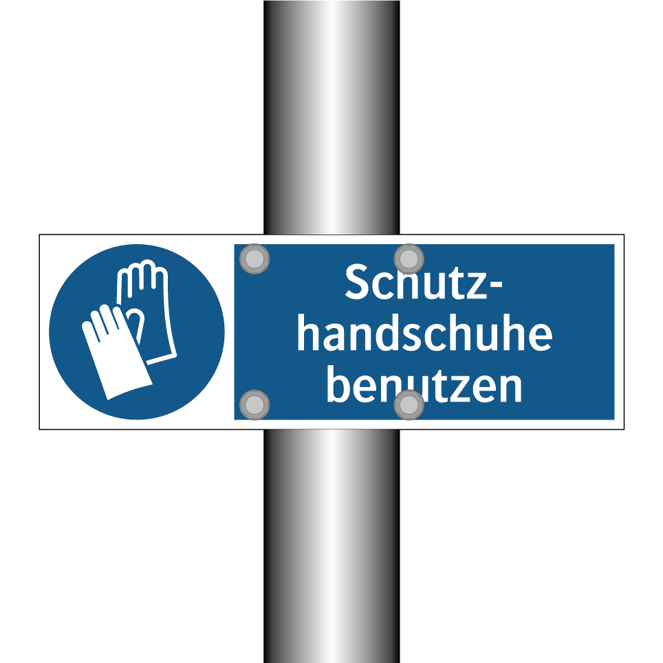 Schutz- handschuhe benutzen