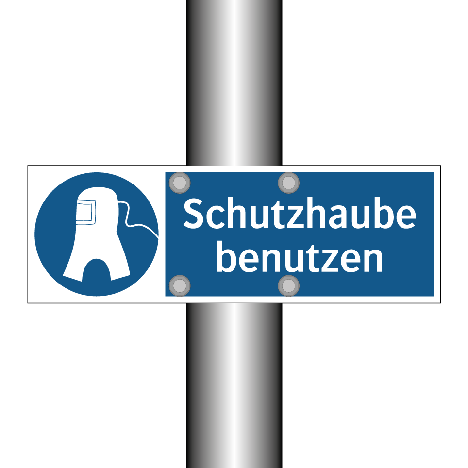 Schutzhaube benutzen