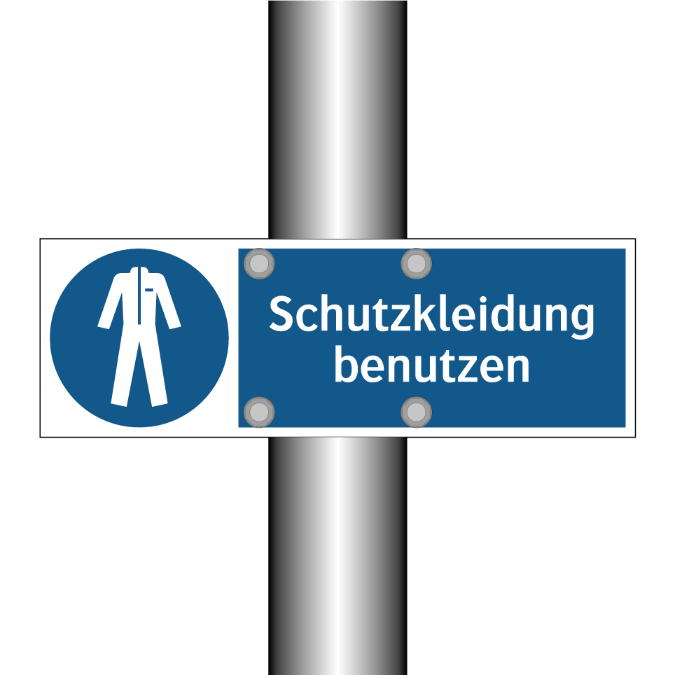 Schutzkleidung benutzen