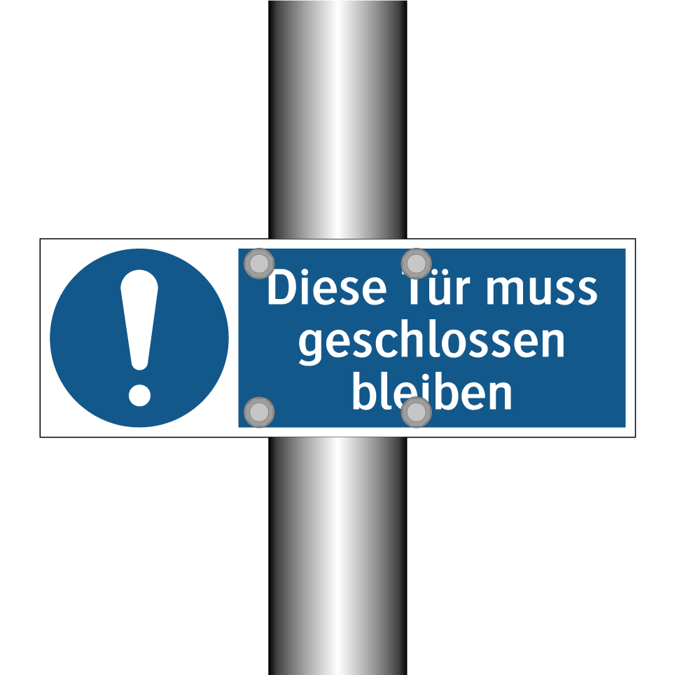 Diese Tür muss geschlossen bleiben