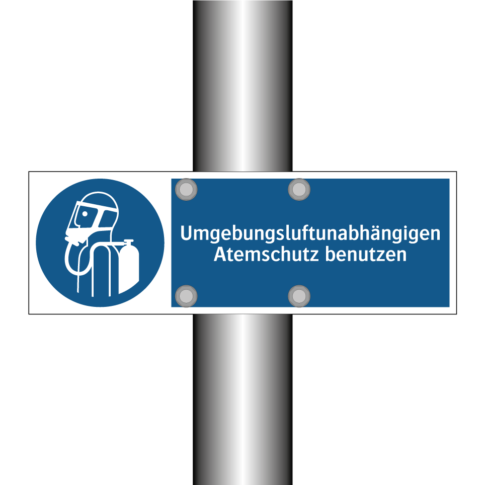 Umgebungsluftunabhängigen Atemschutz benutzen