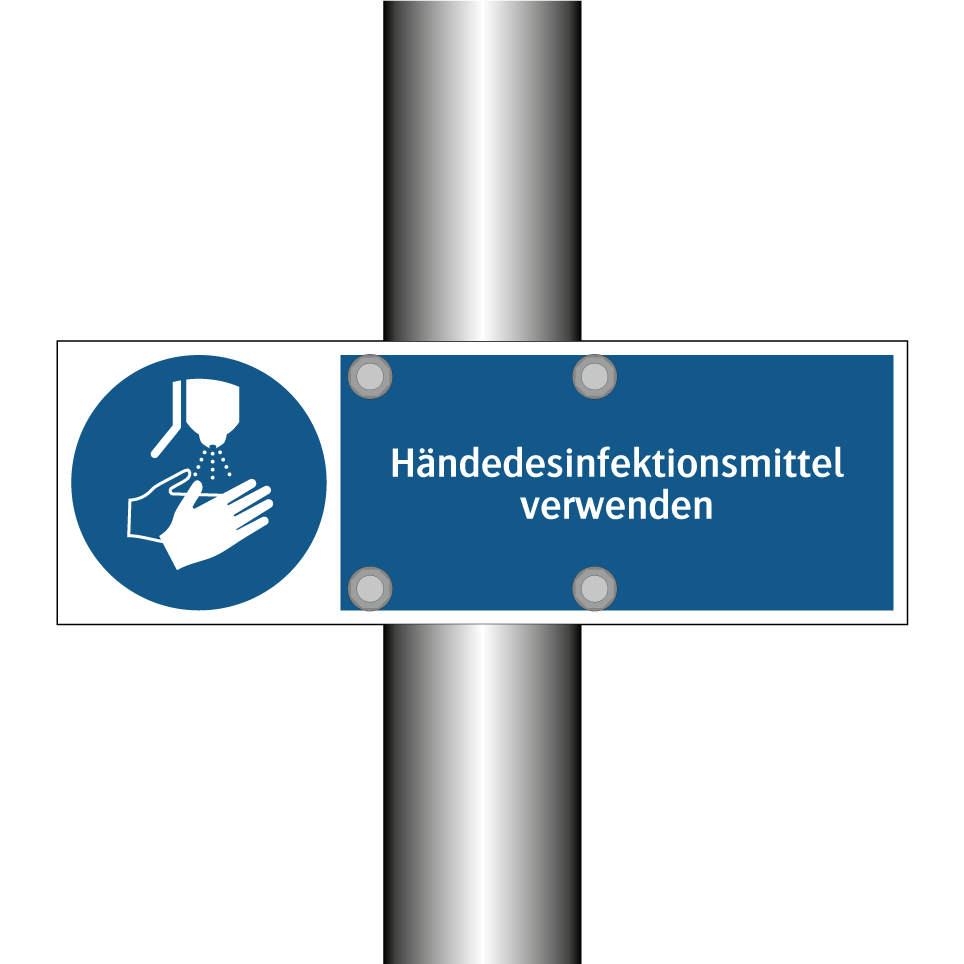 Händedesinfektionsmittel verwenden