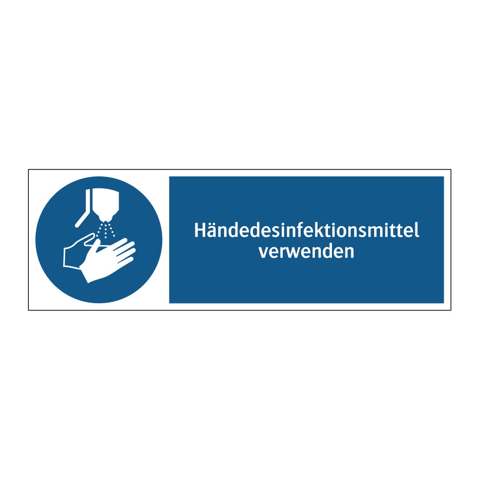 Händedesinfektionsmittel verwenden