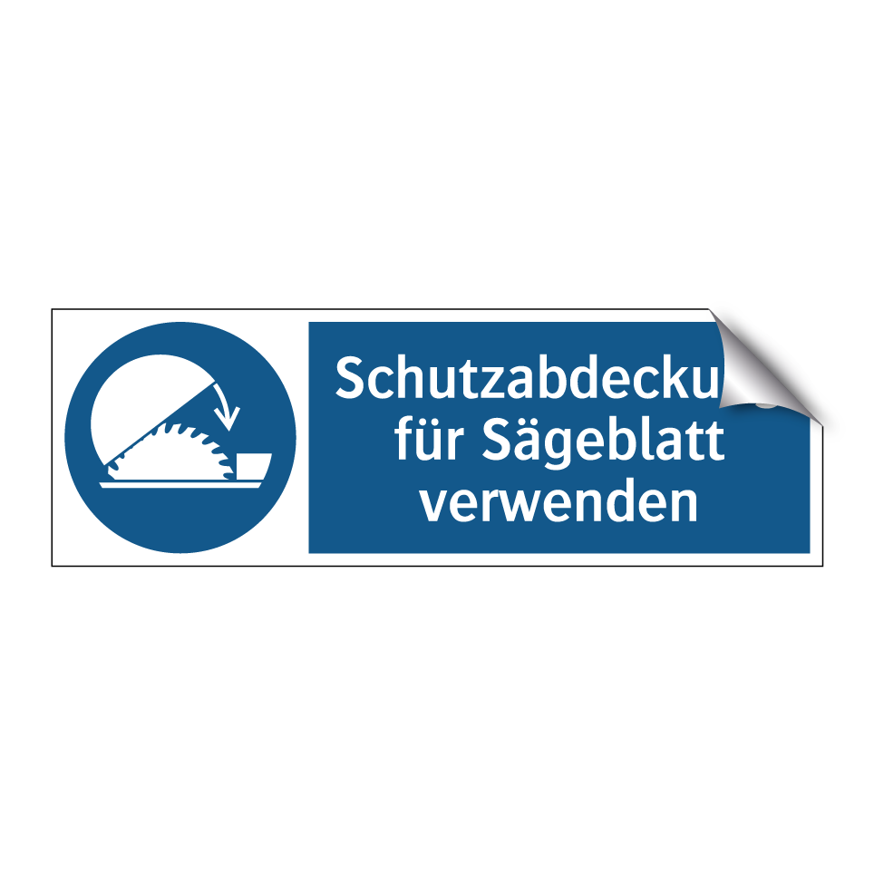 Schutzabdeckung für Sägeblatt verwenden