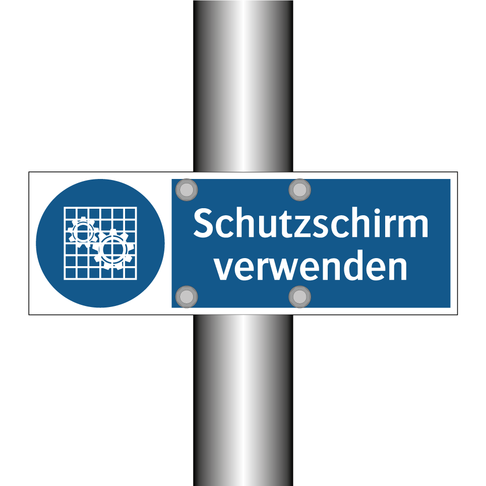 Schutzschirm verwenden