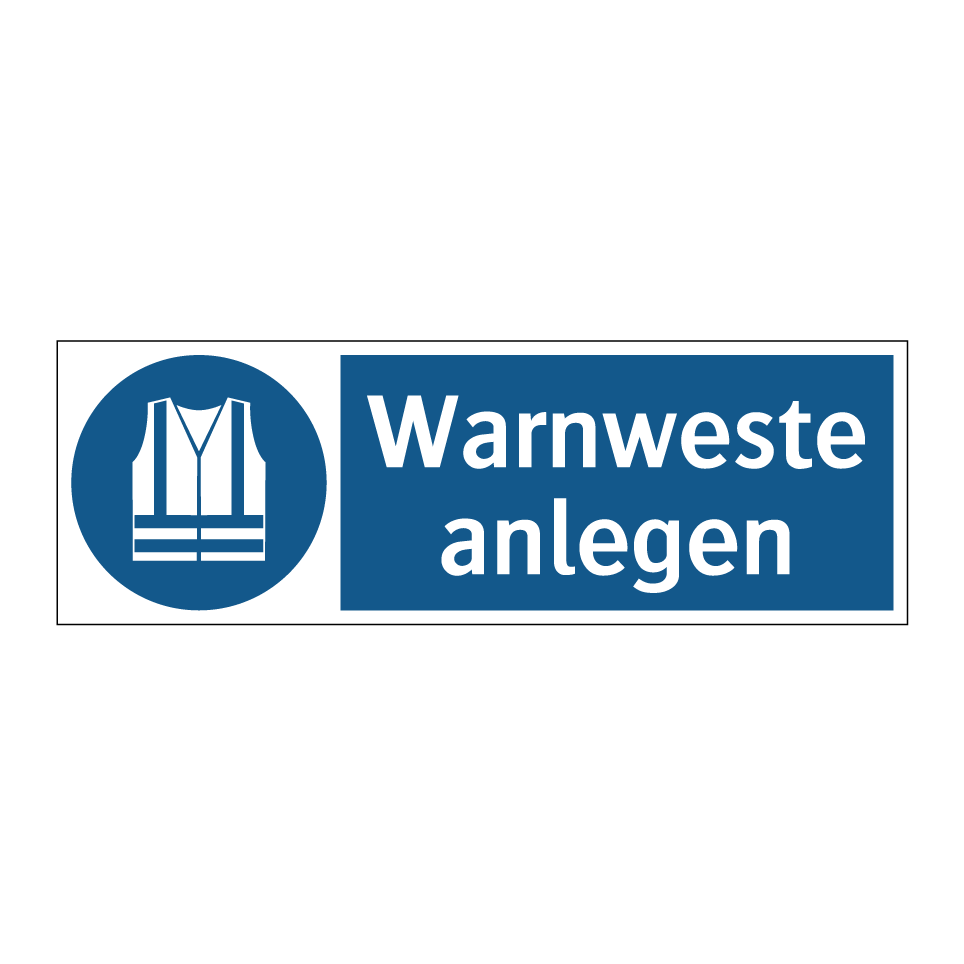 Warnweste anlegen