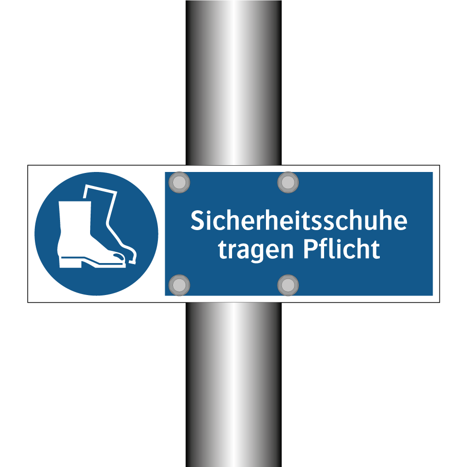 Sicherheitsschuhe tragen Pflicht