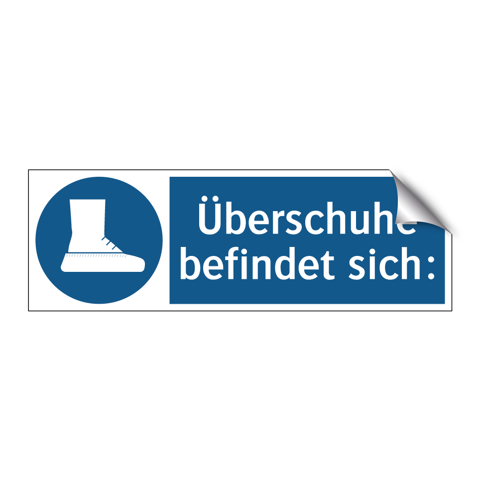 Überschuhe befindet sich:
