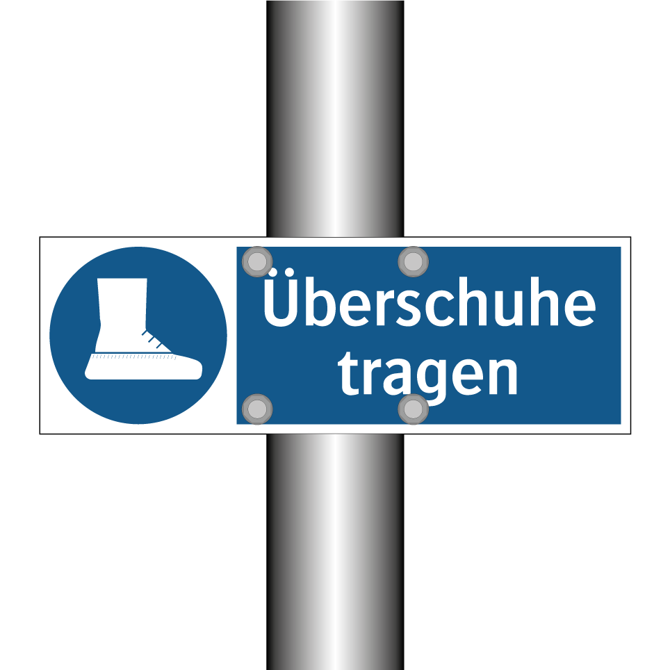Überschuhe tragen