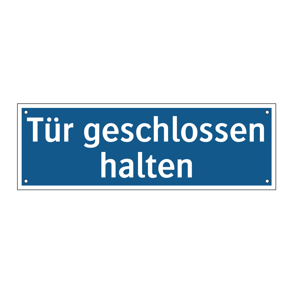 Tür geschlossen halten