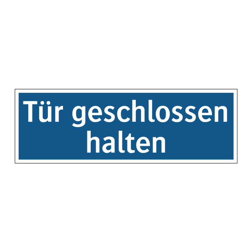 Tür geschlossen halten