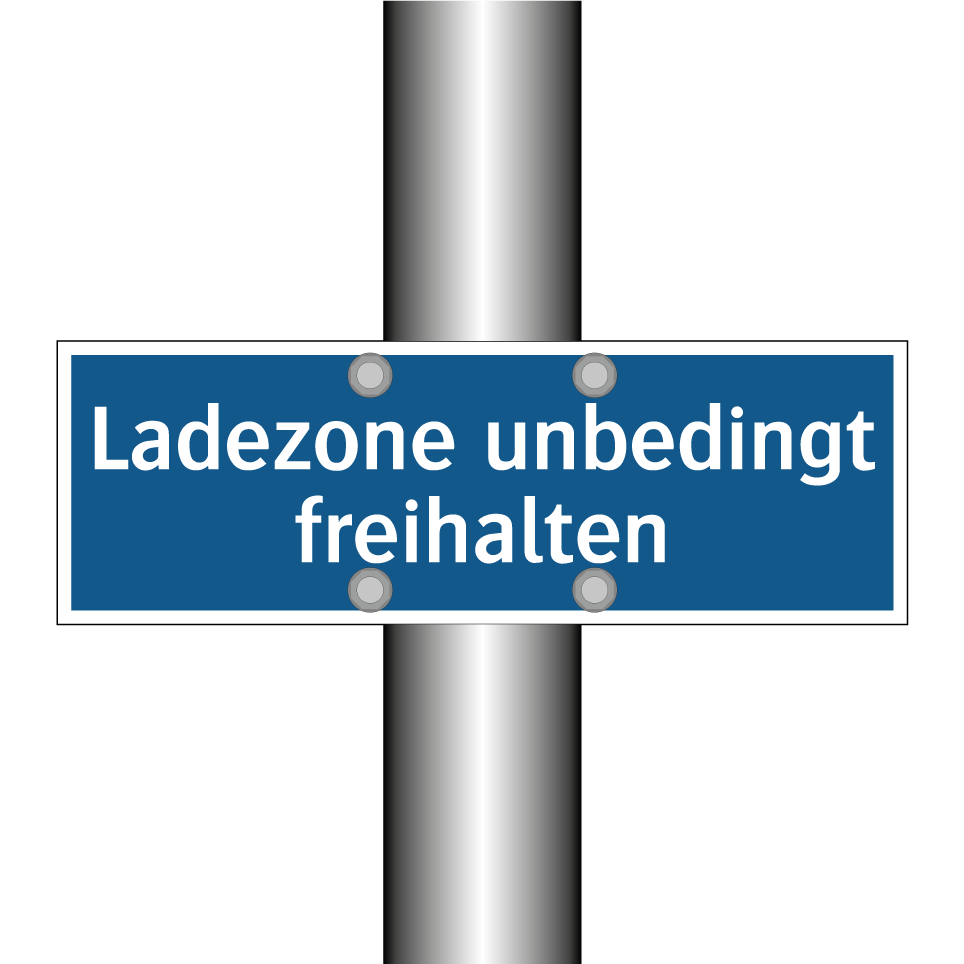 Ladezone unbedingt freihalten