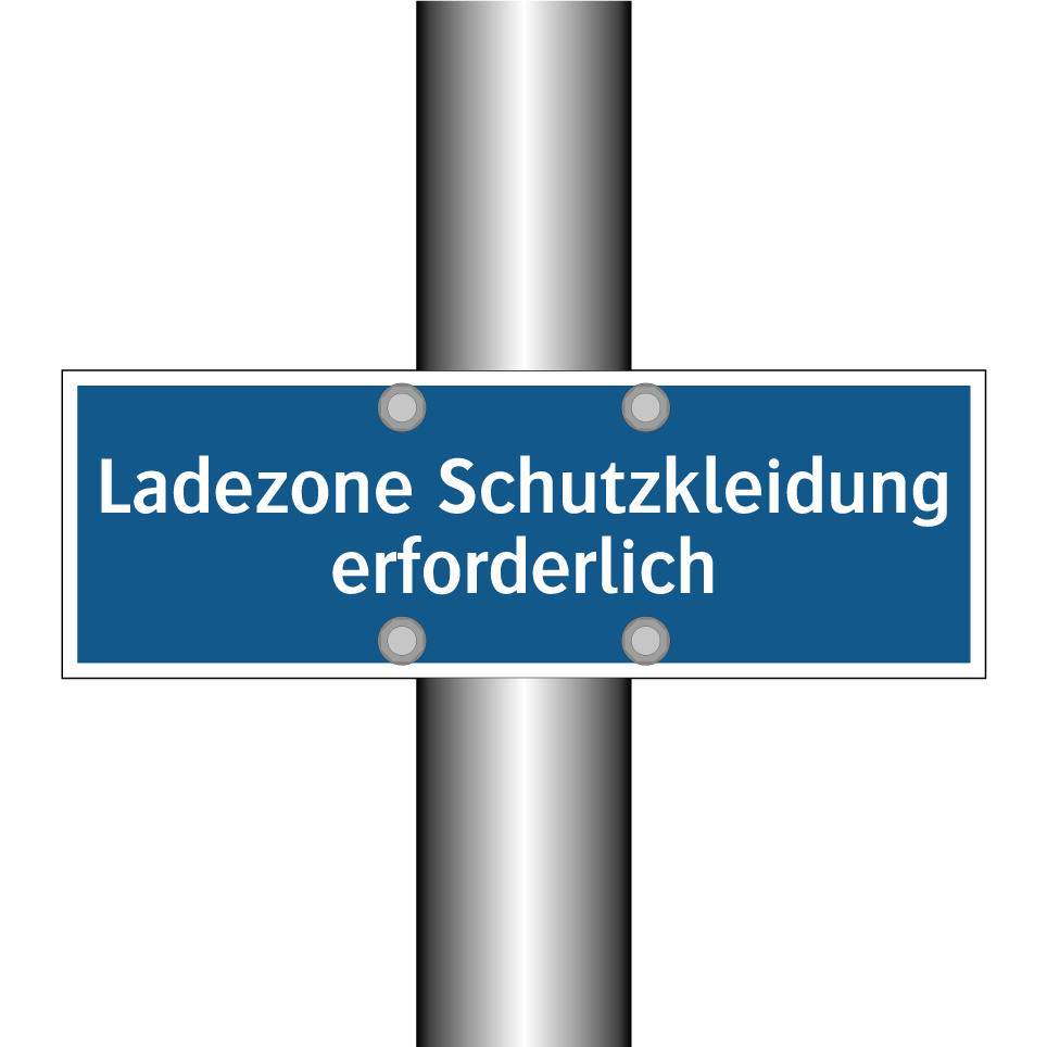 Ladezone Schutzkleidung erforderlich