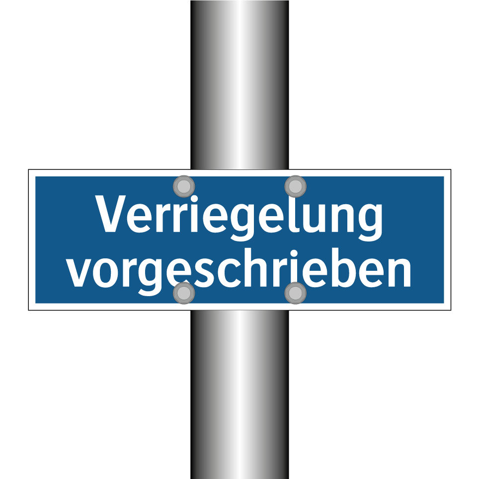 Verriegelung vorgeschrieben