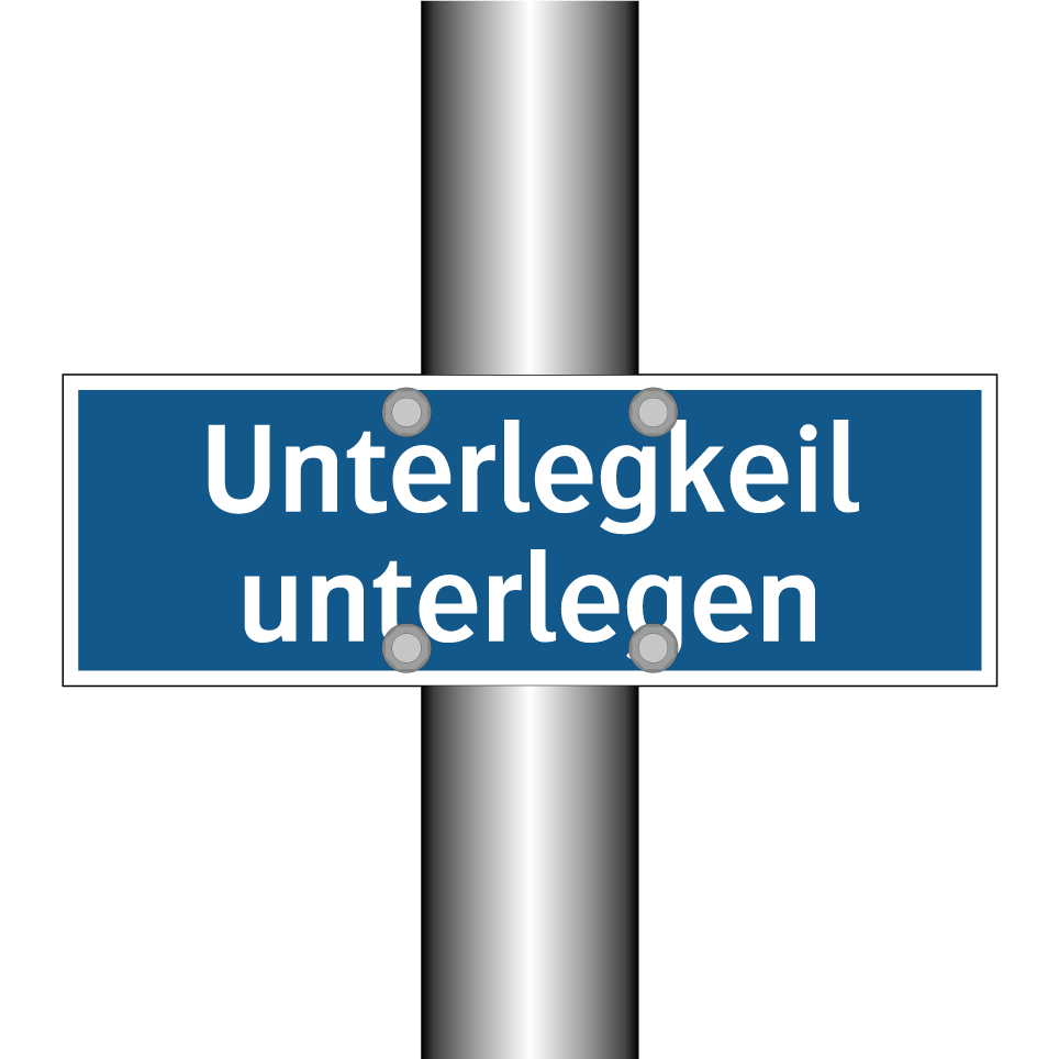 Unterlegkeil unterlegen