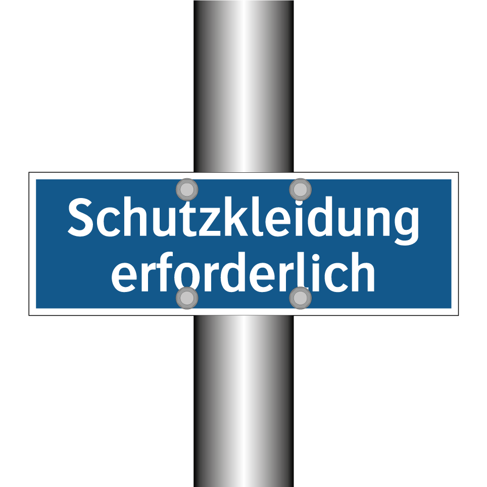 Schutzkleidung erforderlich