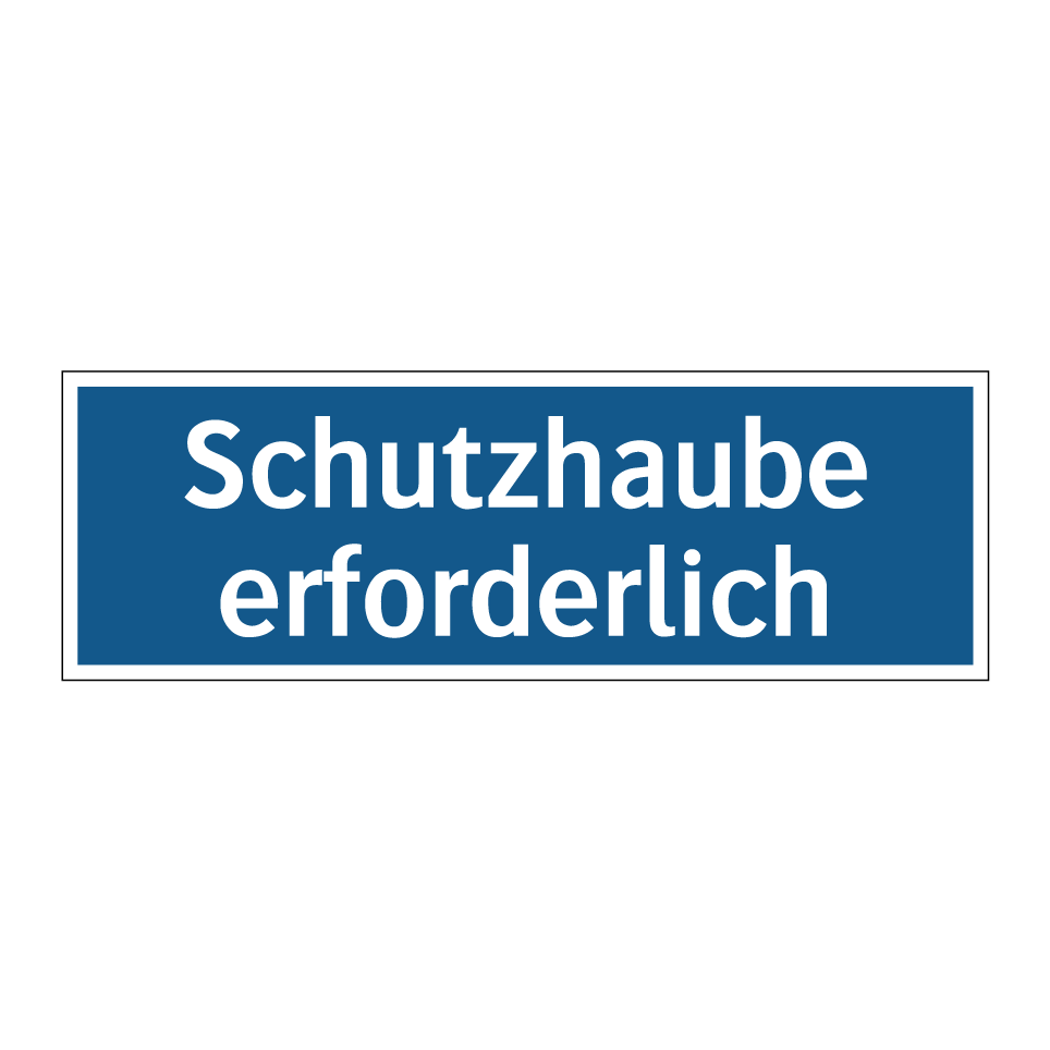 Schutzhaube erforderlich