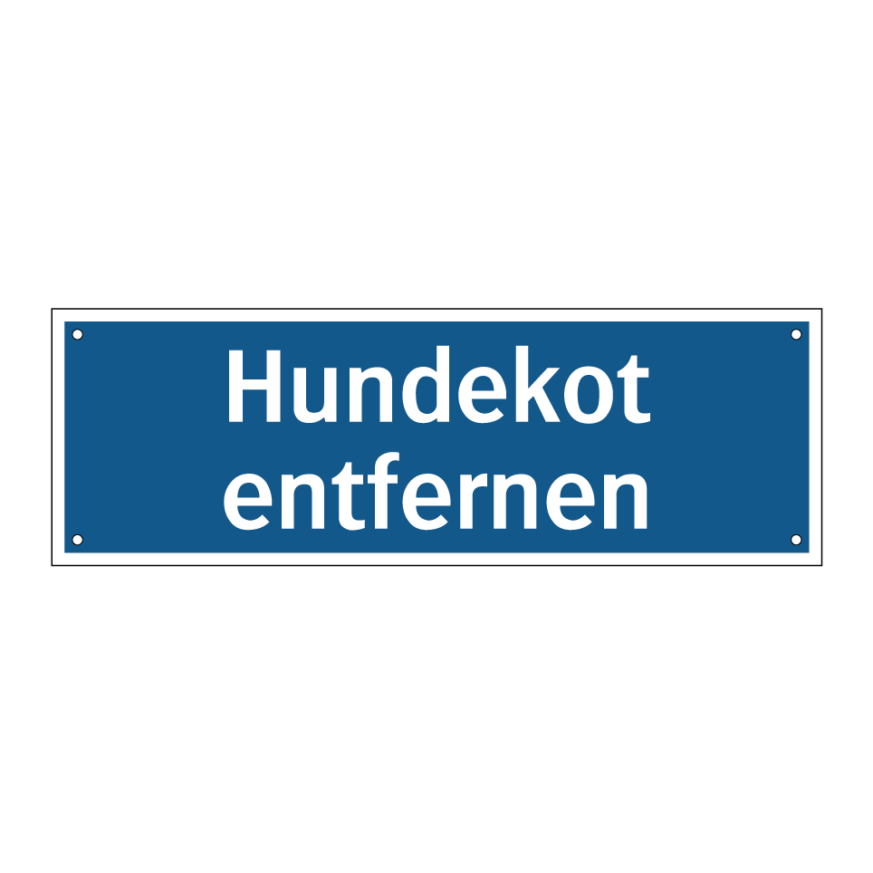 Hundekot entfernen