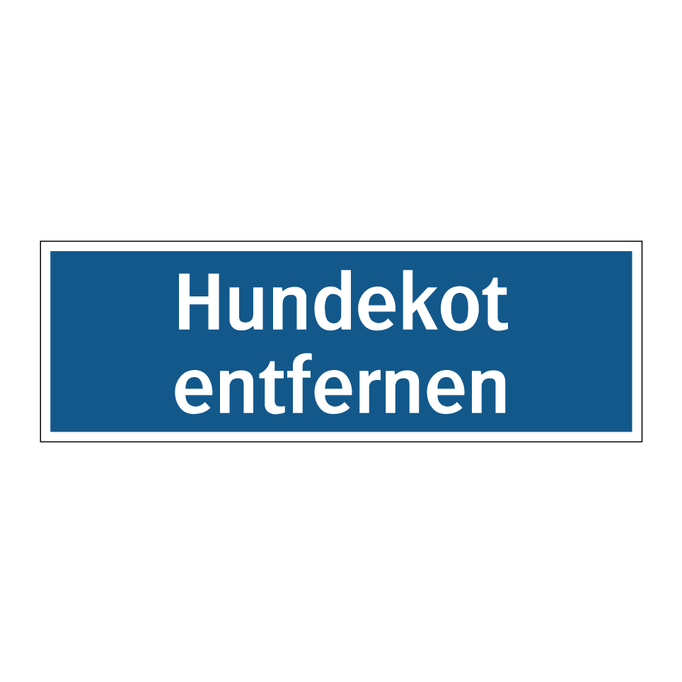Hundekot entfernen