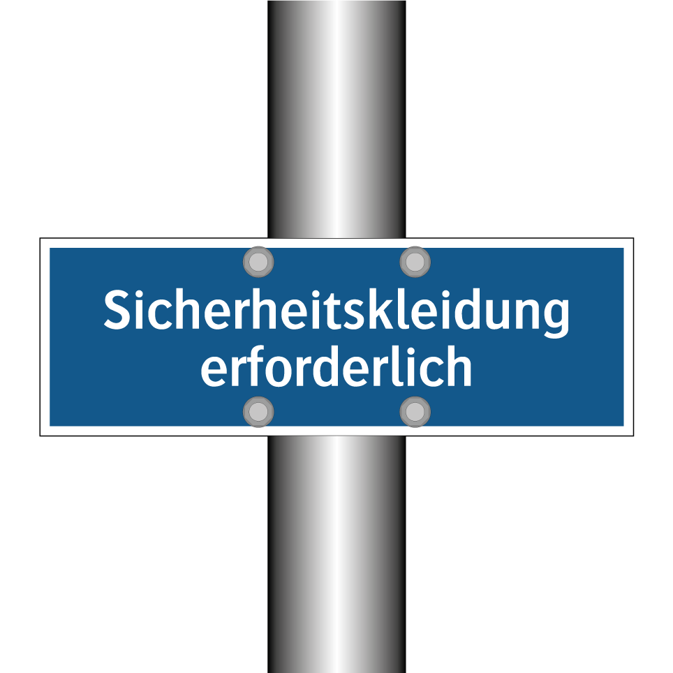 Sicherheitskleidung erforderlich
