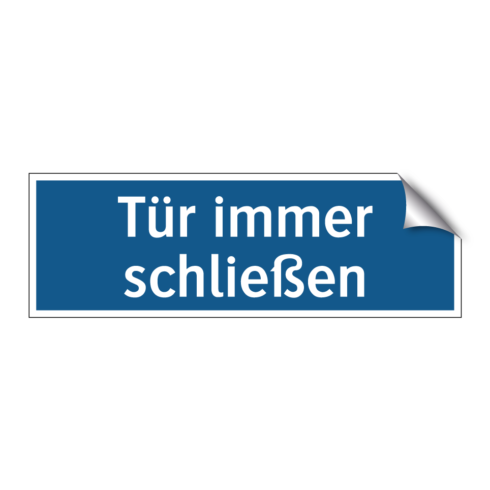 Tür immer schließen