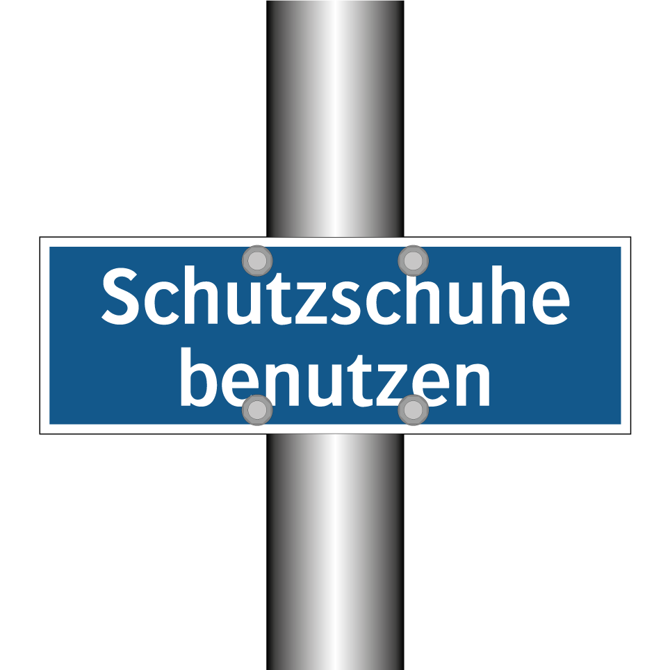 Schutzschuhe benutzen