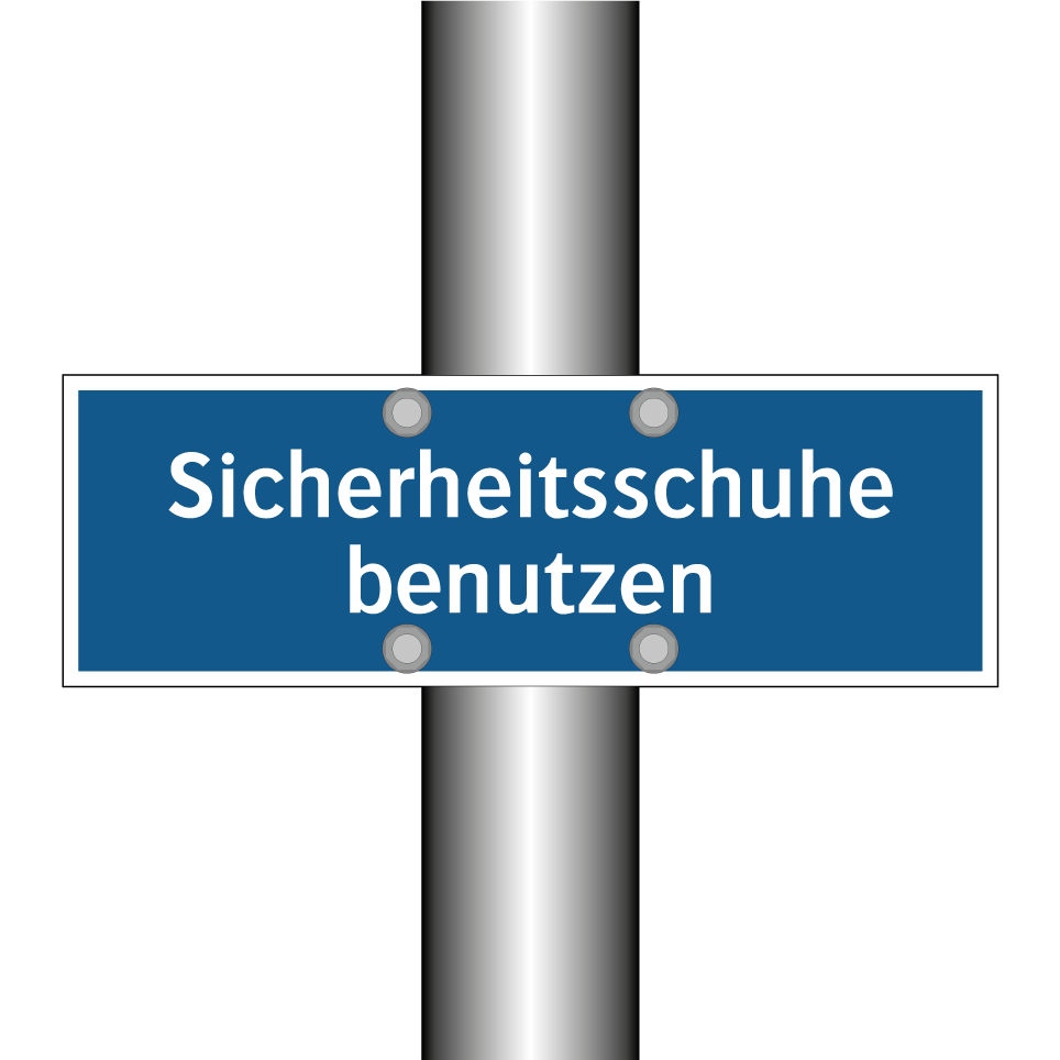 Sicherheitsschuhe benutzen