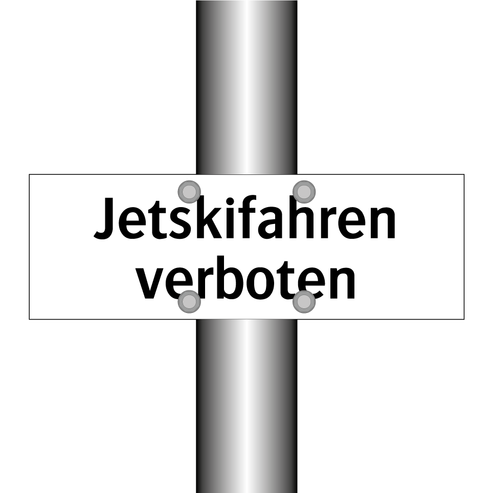 Jetskifahren verboten