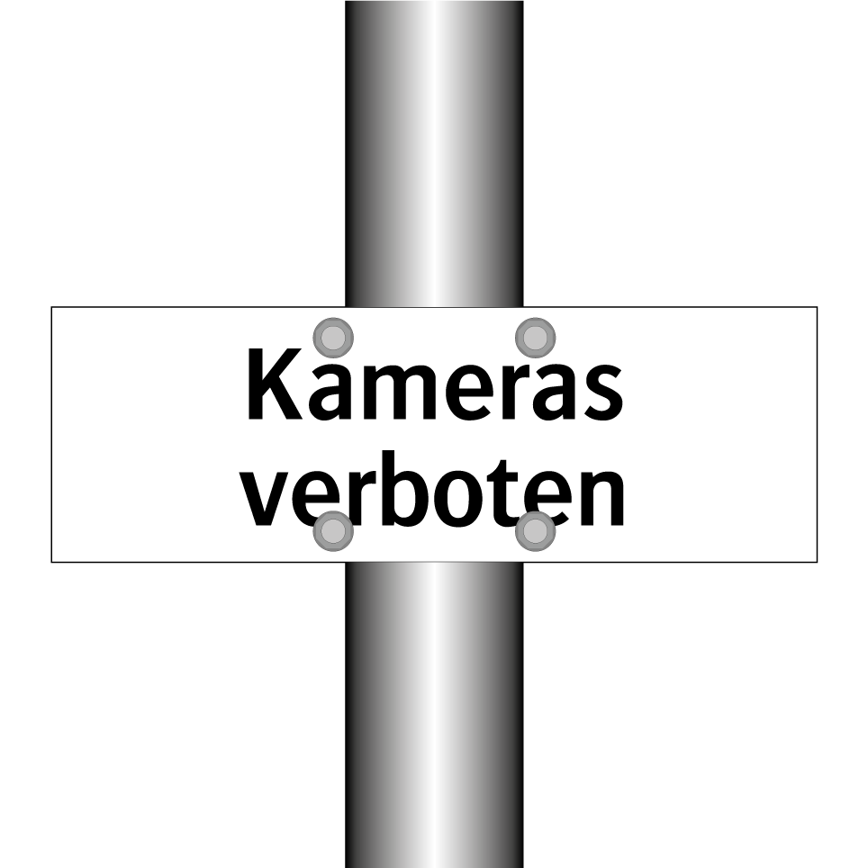 Kameras verboten