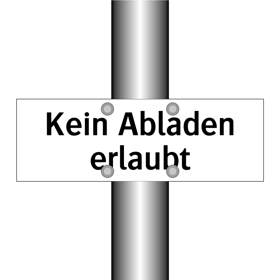 Kein Abladen erlaubt