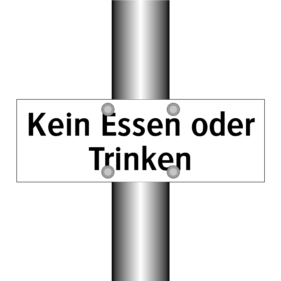 Kein Essen oder Trinken