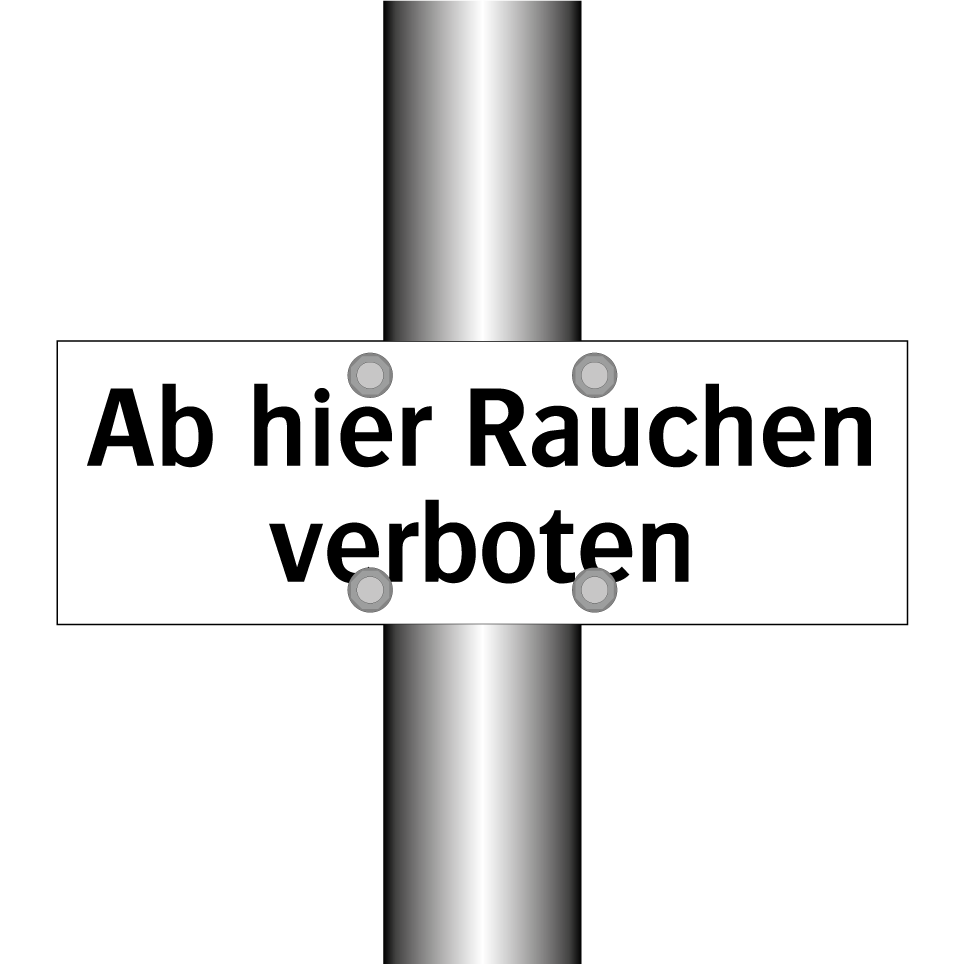 Ab hier Rauchen verboten