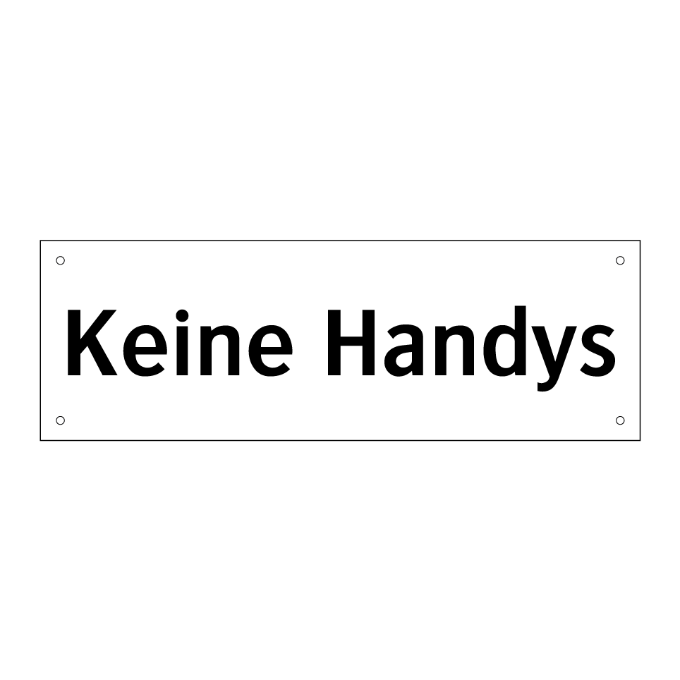 Keine Handys