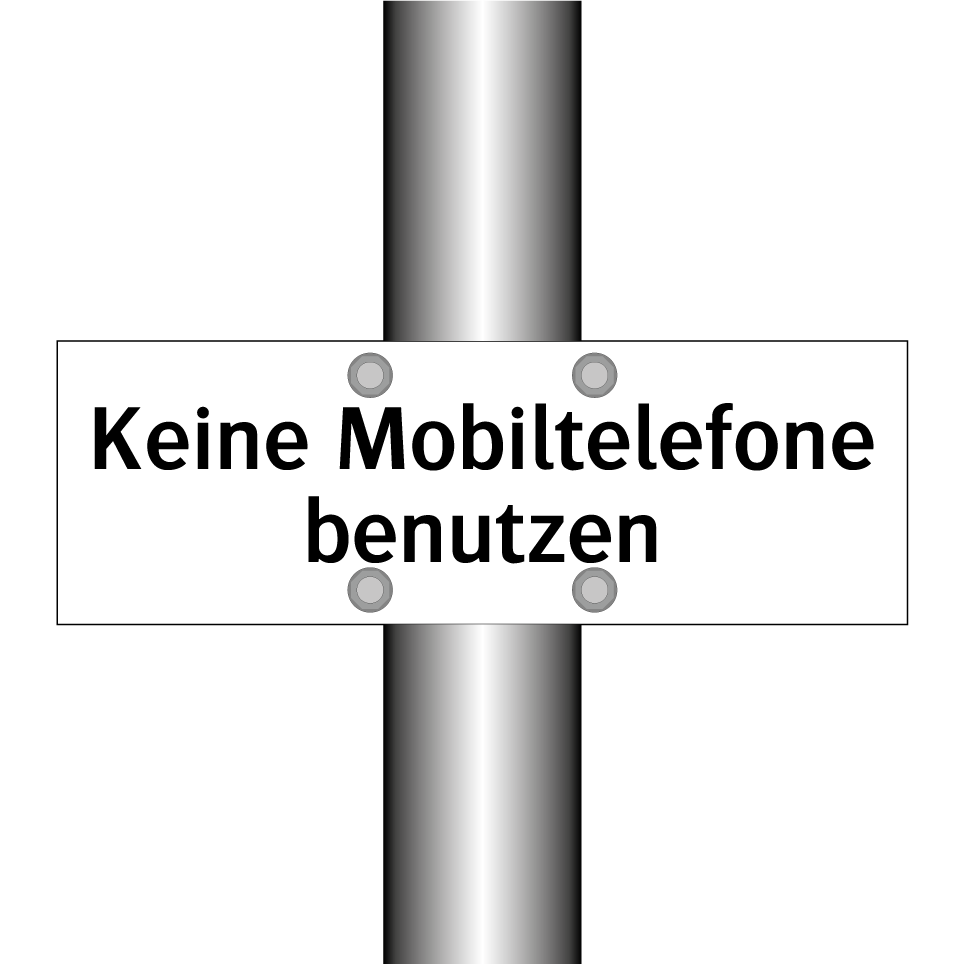 Keine Mobiltelefone benutzen