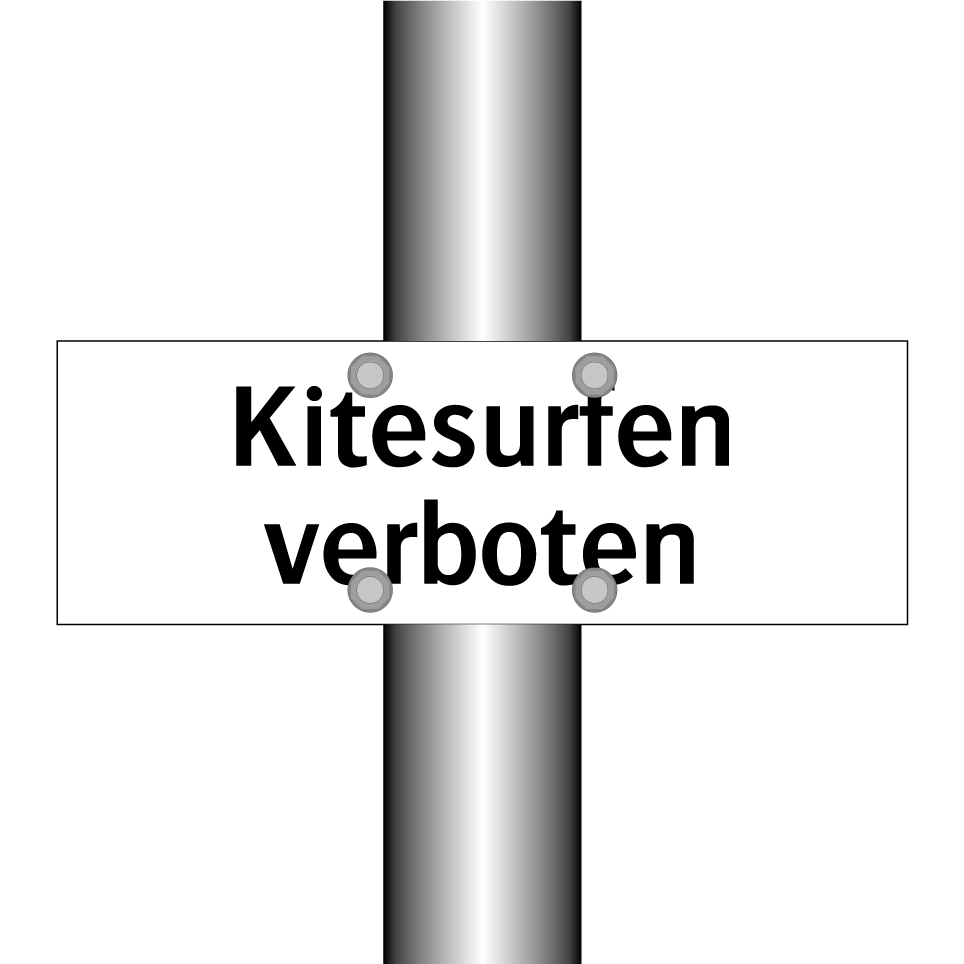 Kitesurfen verboten