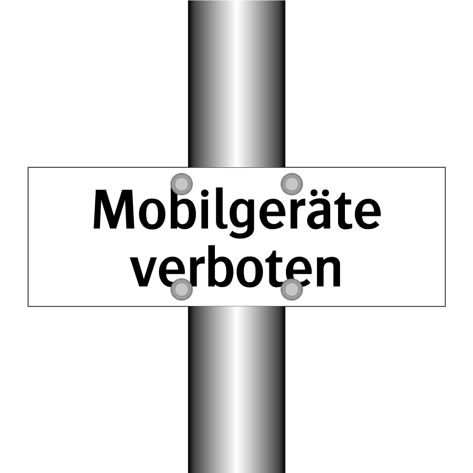 Mobilgeräte verboten