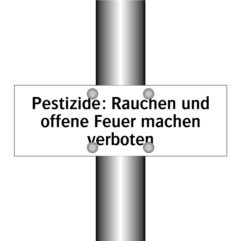Pestizide: Rauchen und offene Feuer machen verboten