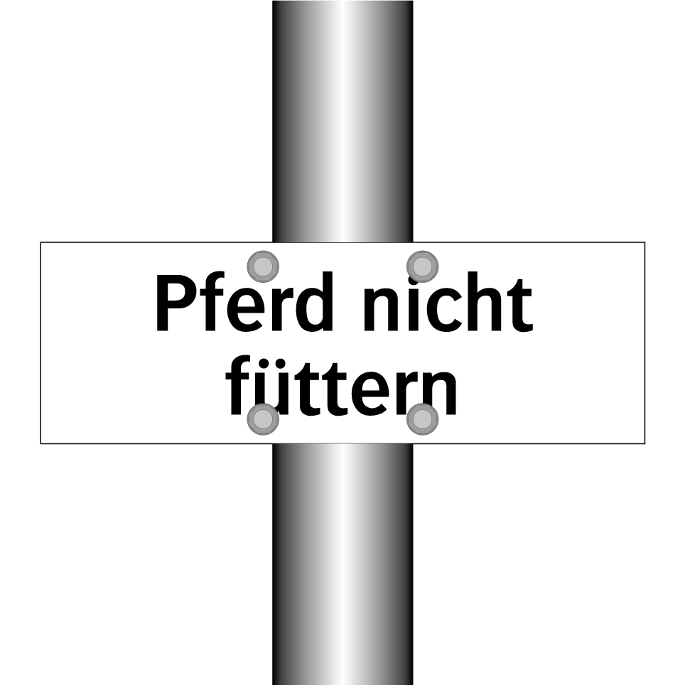 Pferd nicht füttern