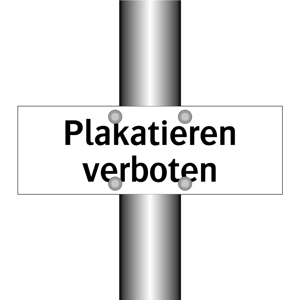 Plakatieren verboten