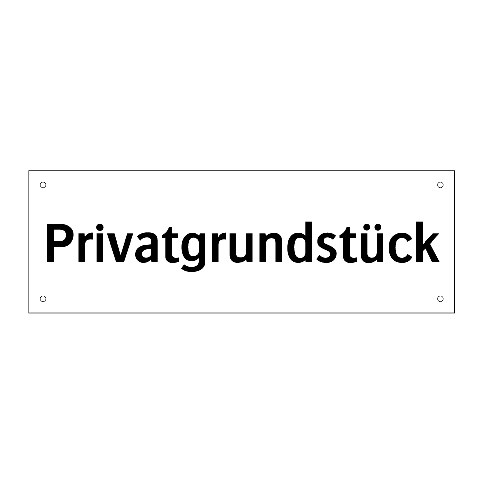 Privatgrundstück
