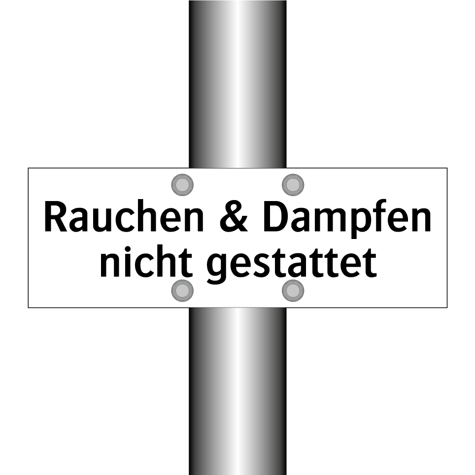 Rauchen & Dampfen nicht gestattet
