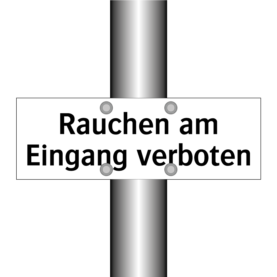 Rauchen am Eingang verboten
