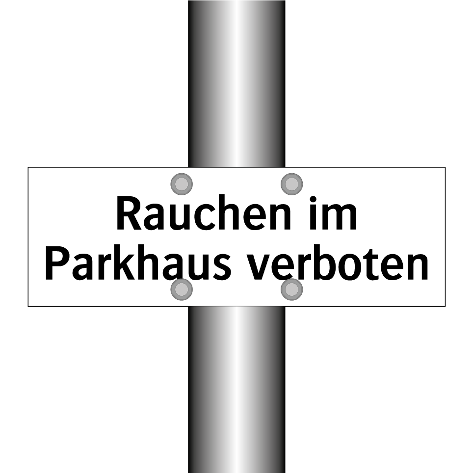 Rauchen im Parkhaus verboten