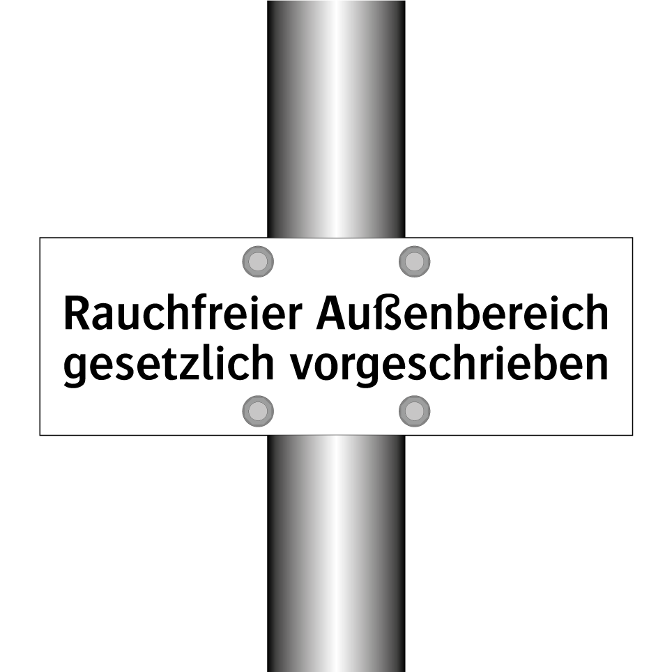 Rauchfreier Außenbereich gesetzlich vorgeschrieben