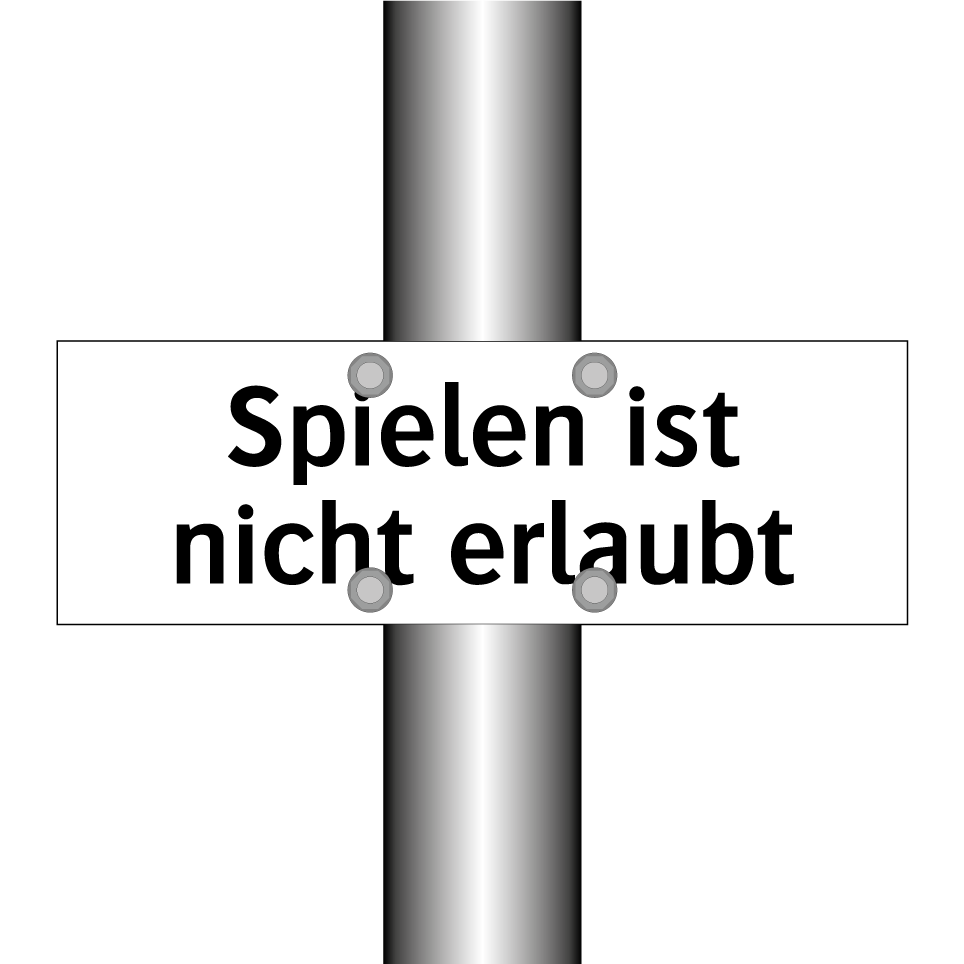 Spielen ist nicht erlaubt